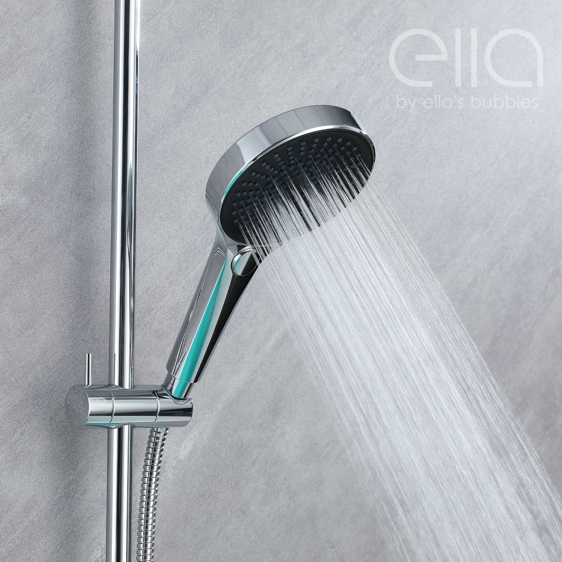 Support mural pour robinet de baignoire en cascade avec curseur de 24 po et douche à main - DT9A6027 | Support mural pour robinet de baignoire en cascade avec curseur de 24 po et douche à main - DT9A6027 |