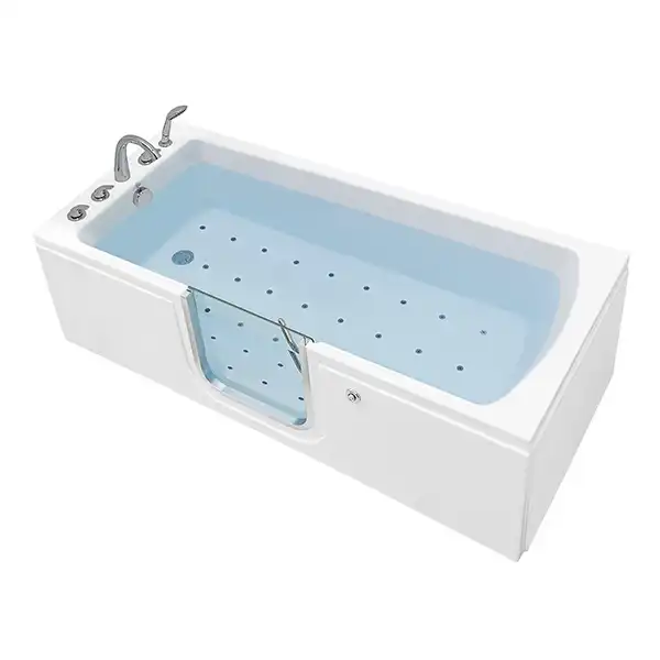 Petite baignoire Elite 30"x 52 » (76x132 cm) Technologie à double drain (Copie) - laydown 5 | Ella Acrylic Laydown72 Tub 32″x72″ (81 x 182cm)