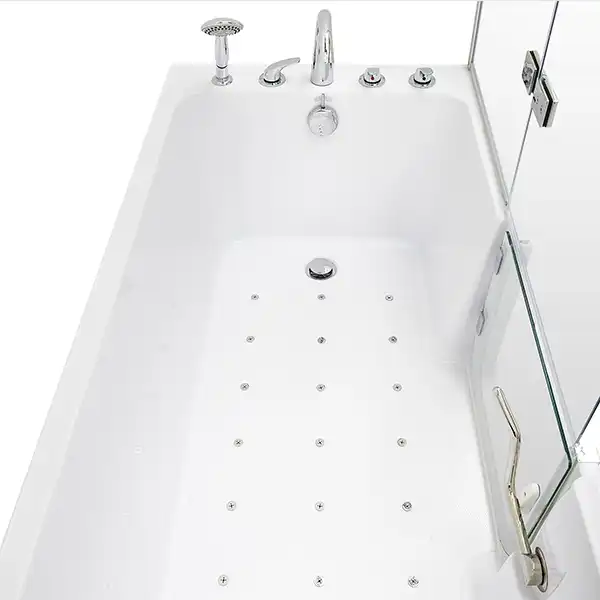 Petite baignoire Elite 30"x 52 » (76x132 cm) Technologie à double drain (Copie) - laydown 3 | Ella Acrylic Laydown72 Tub 32″x72″ (81 x 182cm)