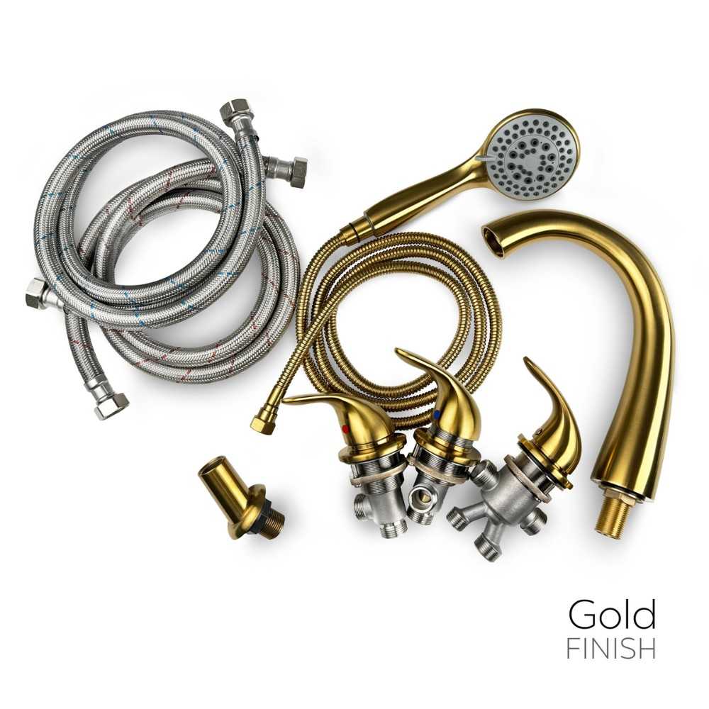 Ella 5 pièces robinet de remplissage rapide - fast fill faucet 5 pcs gold finish 6 | Iefrwhig