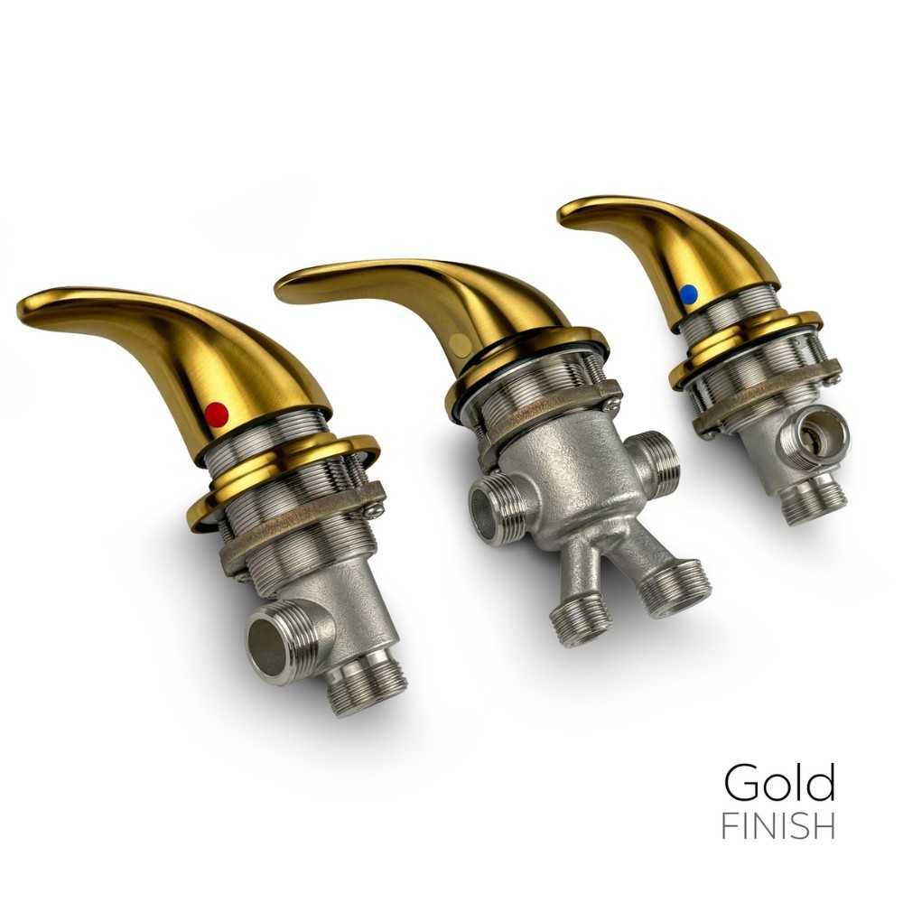 Ella 5 pièces robinet de remplissage rapide - fast fill faucet 5 pcs gold finish 4 | Faucet Chrome