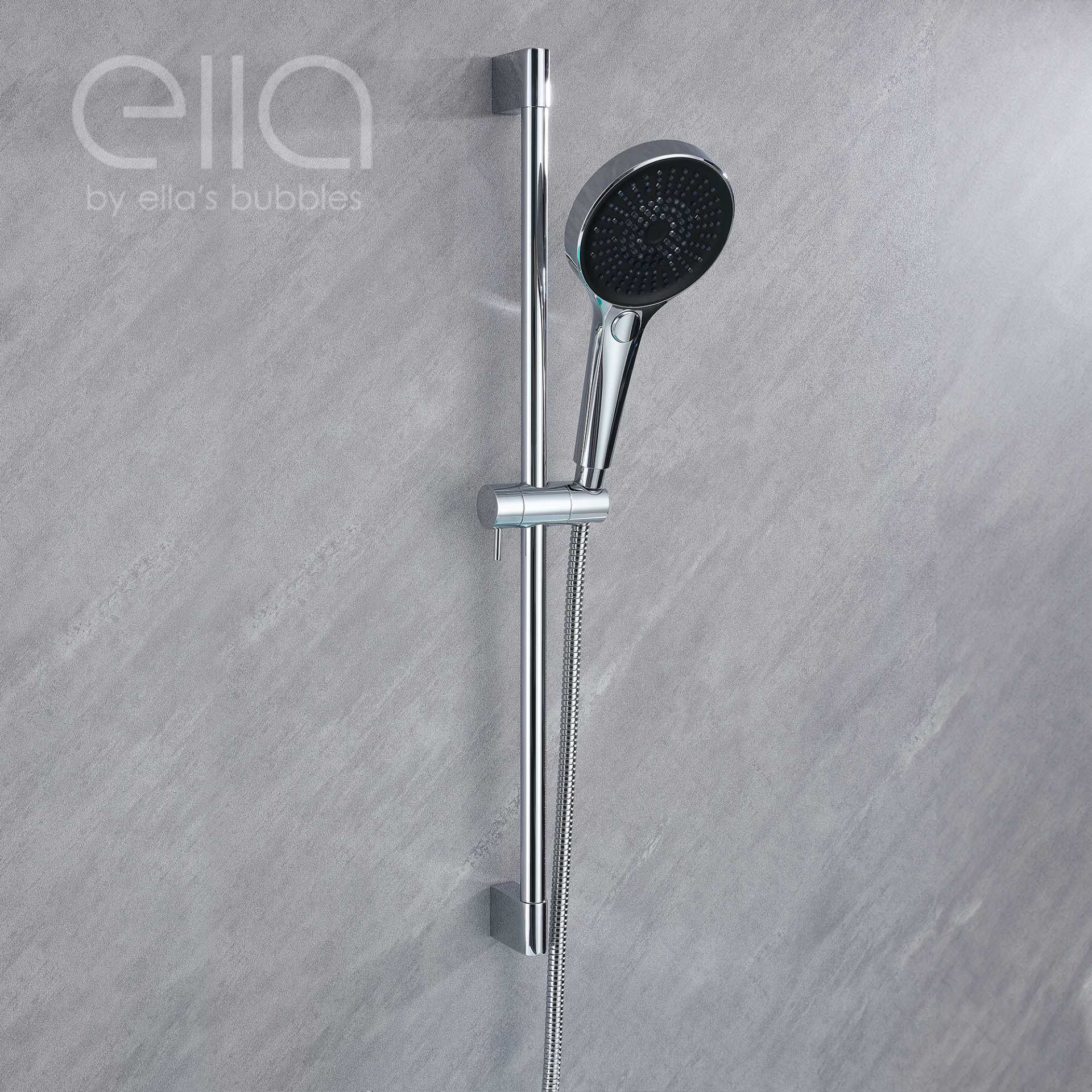 Support mural pour robinet de baignoire en cascade avec curseur de 24 po et douche à main - DT9A6015 | Support mural pour robinet de baignoire en cascade avec curseur de 24 po et douche à main - DT9A6015 |