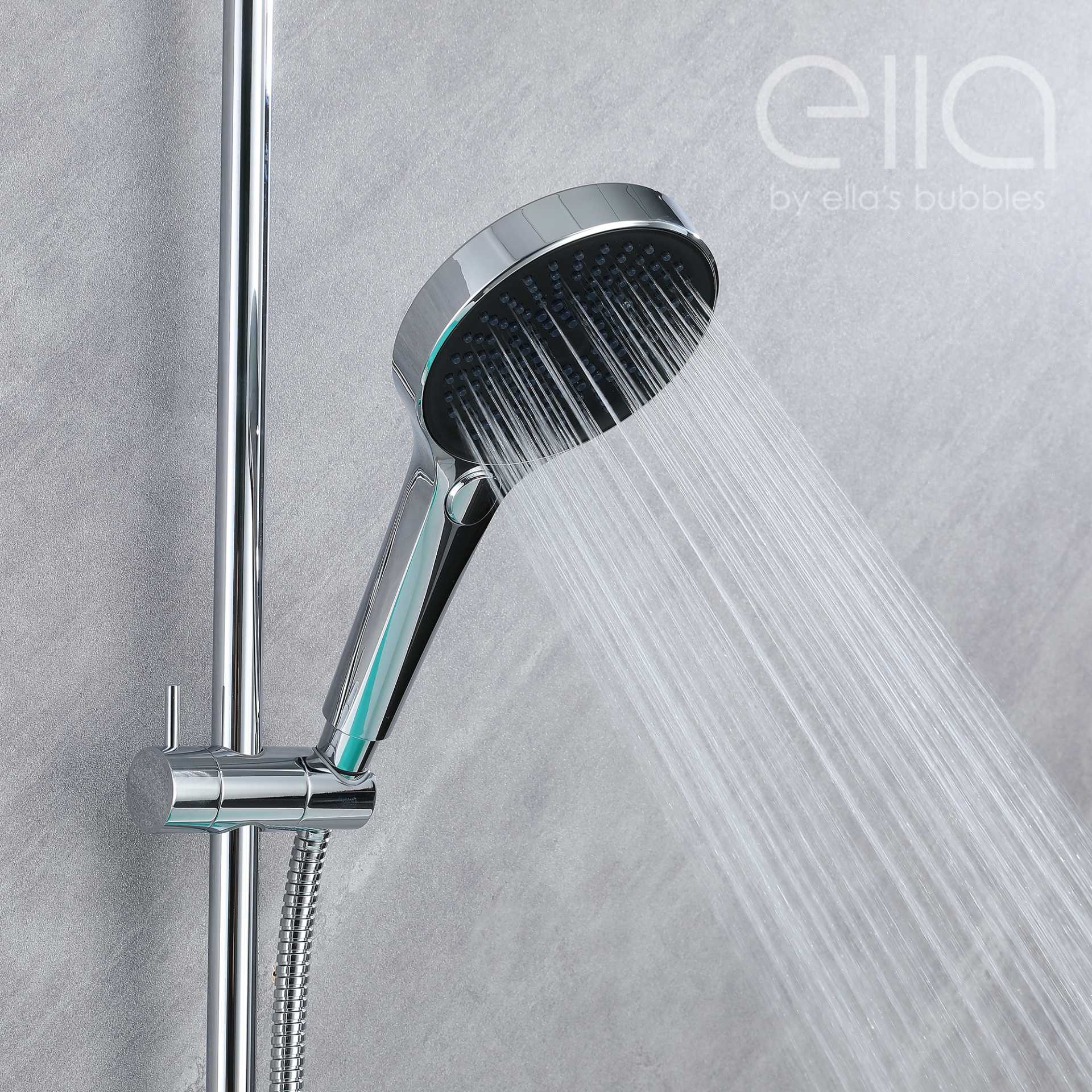 Support mural pour robinet de baignoire en cascade avec curseur de 24 po et douche à main - DT9A6028 | Support mural pour robinet de baignoire en cascade avec curseur de 24 po et douche à main - DT9A6028 |