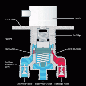 Montage sur le pont Vanne de commande thermostatique 5 pièces Robinet ensemble pour les baignoires walk-in Montage sur le pont Vanne de commande thermostatique 5 pièces Robinet ensemble pour les baignoires walk-in