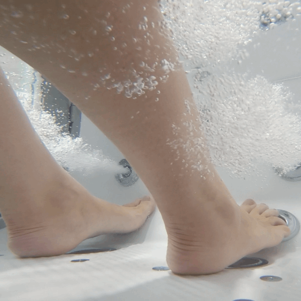 Ultimate Air + hydro + bain de massage des pieds indépendant - 30 « w X 60"l (76cm X 152cm)