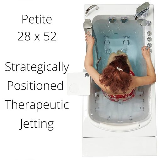 Petite Acrylique Walk-in Tub – 28"w X 52"l (71cm X 132cm)