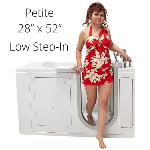 Petite Acrylique Walk-in Tub – 28"w X 52"l (71cm X 132cm)