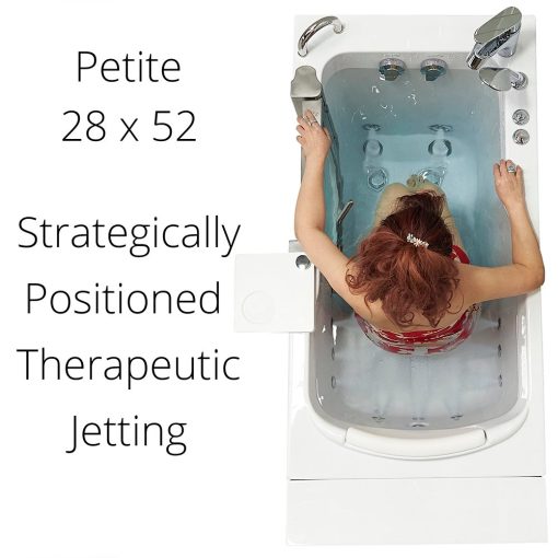 Petite Acrylique Walk-in Tub – 28"w X 52"l (71cm X 132cm)