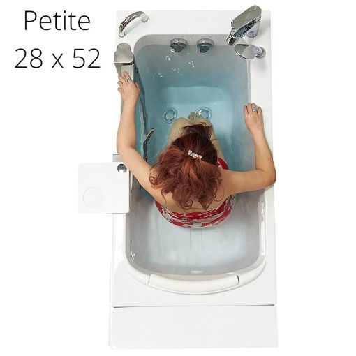 Petite Acrylique Walk-in Tub – 28"w X 52"l (71cm X 132cm)