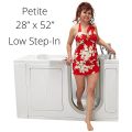 Petite Acrylique Walk-in Tub – 28