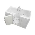 Tub4two baignoire acrylique walk-in avec porte battante extérieure, Air + Hydro + Massage indépendant des pieds 32 « x60 » (81cm X 152cm)