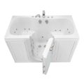 Tub4two baignoire acrylique walk-in avec porte battante extérieure, Air + Hydro + Massage indépendant des pieds 32 « x60 » (81cm X 152cm)