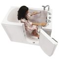 Capri Acrylique Porte pivotante extérieure Walk-in Baignoire – 30