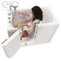 Capri Acrylique Porte pivotante extérieure Walk-in Baignoire – 30