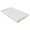 Vente! Cultured Marble Trench Drain Shower Base 36