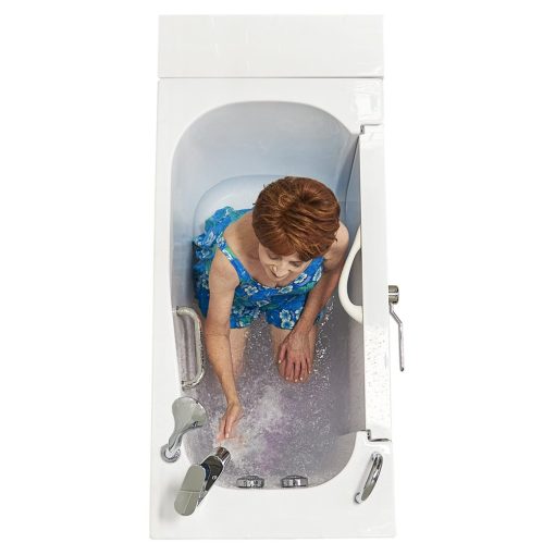 Transfer26 Outward Swing Door Wheelchair Accessible Acrylic Walk-in Bathtub – 26″w X 52″l (66cm X 132cm)