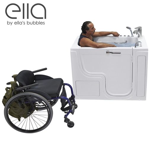 Baignoire sans rendez-vous accessible en fauteuil roulant Transfer30 – 30"w X 52"l (76cm X 132cm)