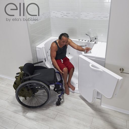Baignoire sans rendez-vous accessible en fauteuil roulant Transfer30 – 30"w X 52"l (76cm X 132cm)