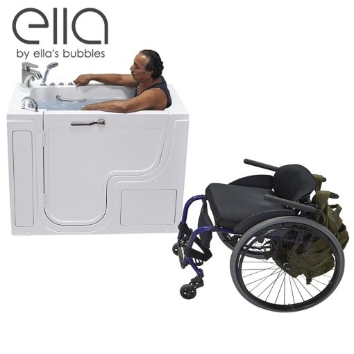 Baignoire sans rendez-vous accessible en fauteuil roulant Transfer30 – 30"w X 52"l (76cm X 132cm)