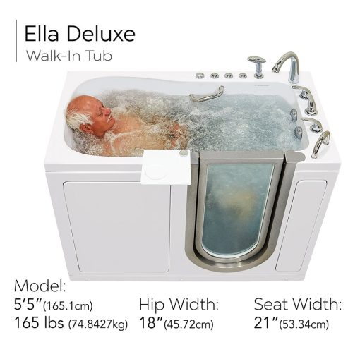 Deluxe Walk-in Tub 2023 - 30 " X 55 " (76.2cm X 140cm)