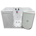 [sale]  Tub4two baignoire acrylique walk-in avec porte battante extérieure, Air + Hydro + Massage indépendant des pieds 32 « x60 » (81cm X 152cm)