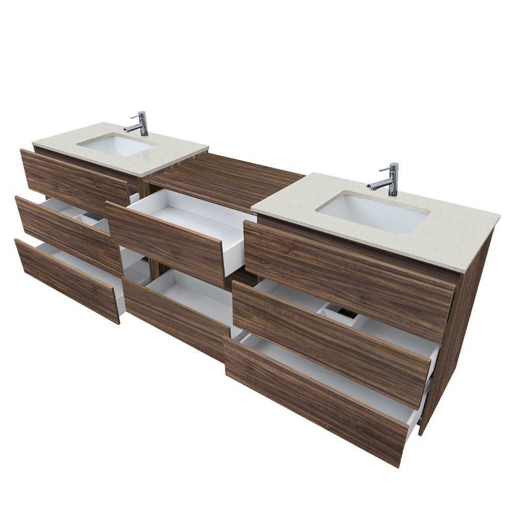 Meuble de salle de bain moderne Element standing de 92 » et 102 » avec combo en quartz - unnamed file 134 2 | Meuble de salle de bain moderne Element standing de 92 » et 102 » avec combo en quartz - Image154