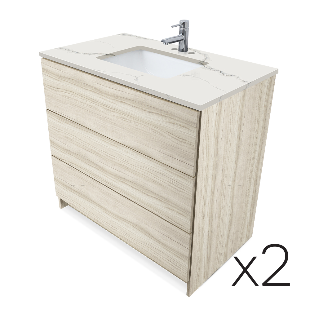 Meuble de salle de bain moderne Element standing de 92 » et 102 » avec combo en quartz - unnamed file 159 2 | Meuble de salle de bain moderne Element standing de 92 » et 102 » avec combo en quartz - Image179
