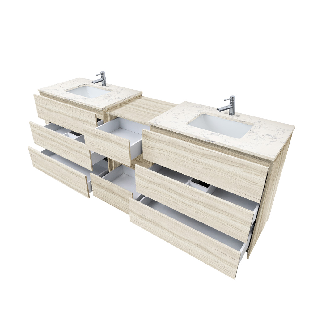 Meuble de salle de bain moderne Element standing de 92 » et 102 » avec combo en quartz - unnamed file 170 2 | Meuble de salle de bain moderne Element standing de 92 » et 102 » avec combo en quartz - Image190