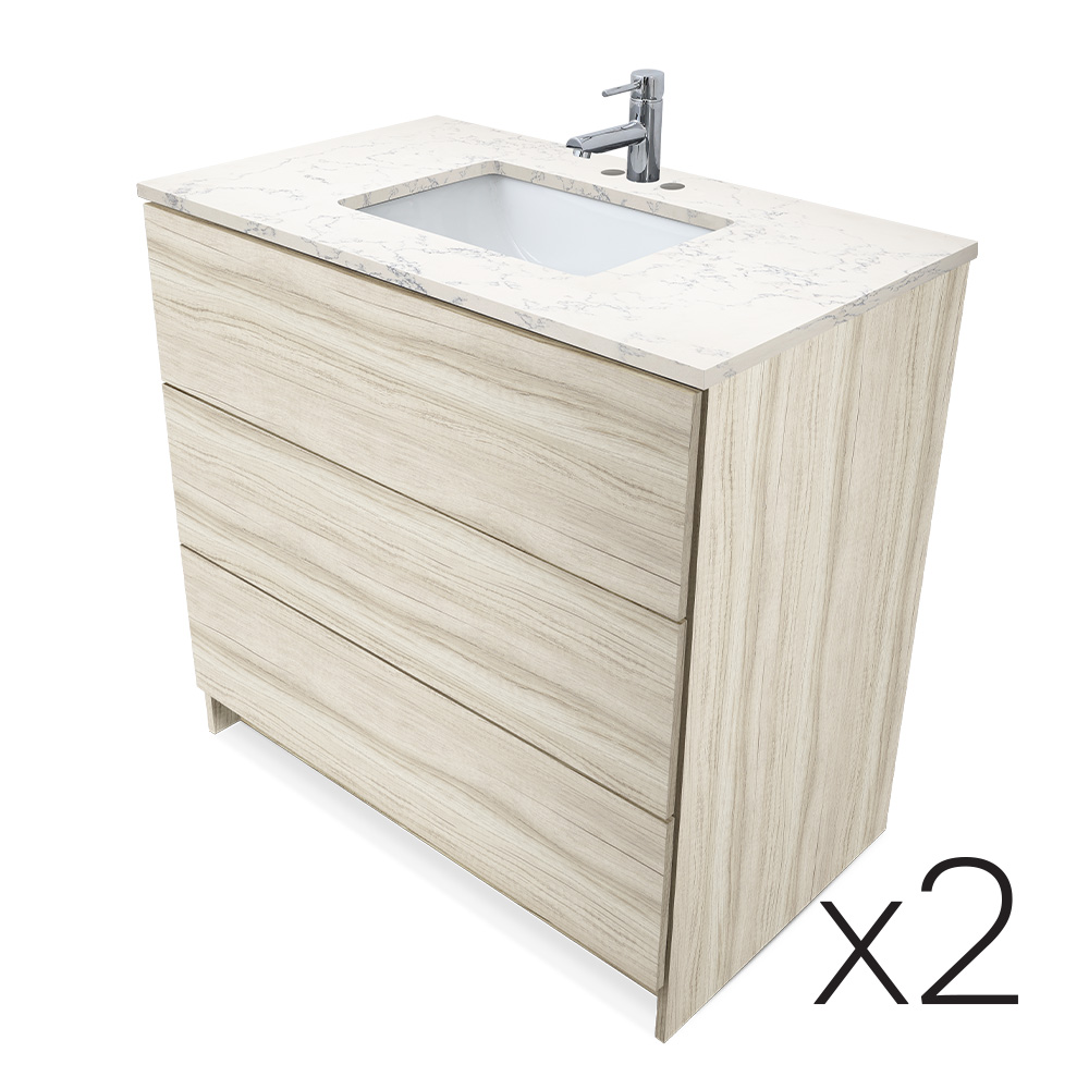 Meuble de salle de bain moderne Element standing de 92 » et 102 » avec combo en quartz - unnamed file 171 2 | Meuble de salle de bain moderne Element standing de 92 » et 102 » avec combo en quartz - Image191