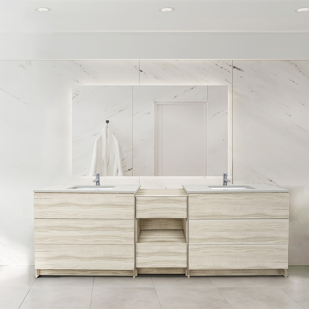 Meuble de salle de bain moderne Element standing de 92 » et 102 » avec combo en quartz - unnamed file 197 2 | Meuble de salle de bain moderne Element standing de 92 » et 102 » avec combo en quartz - Image217