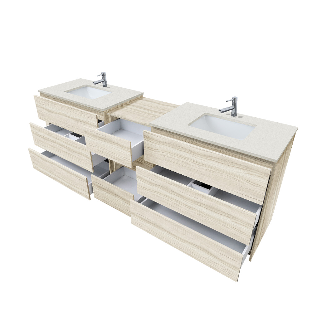 Meuble de salle de bain moderne Element standing de 92 » et 102 » avec combo en quartz - unnamed file 200 2 | Meuble de salle de bain moderne Element standing de 92 » et 102 » avec combo en quartz - Image220