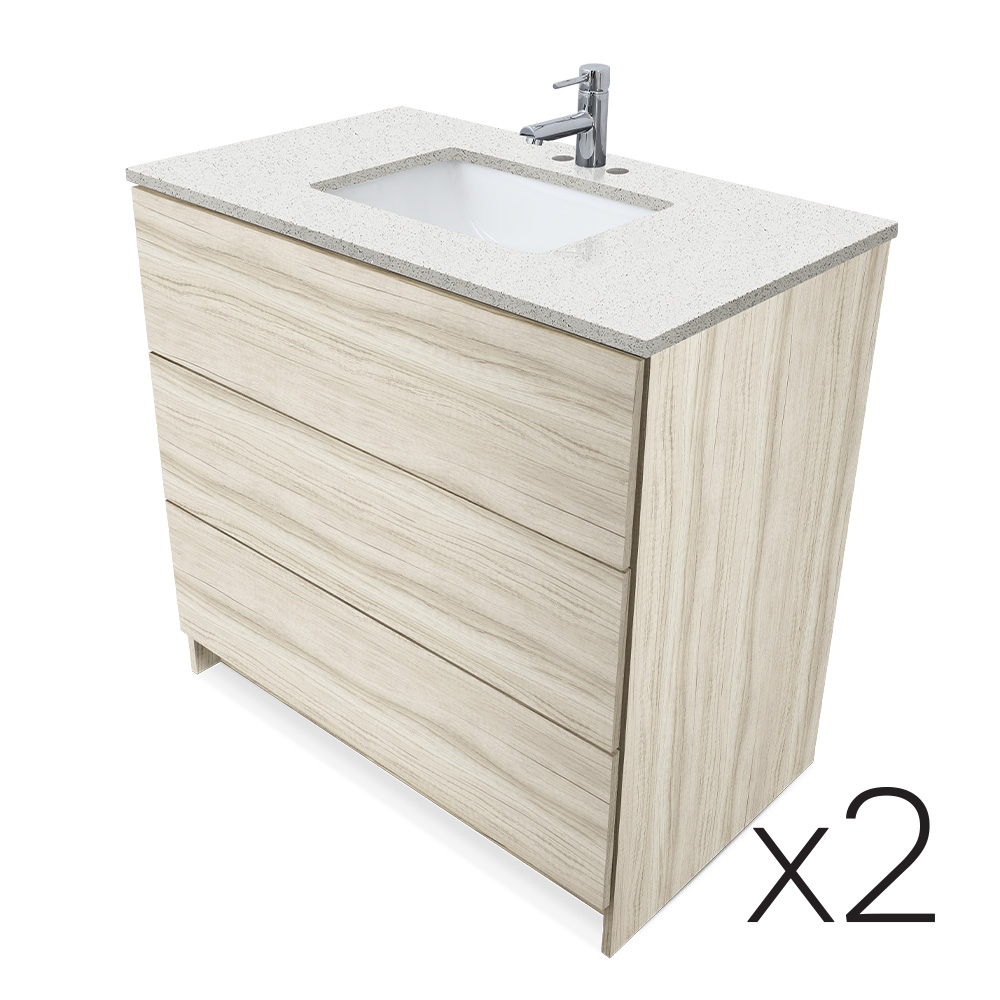 Meuble de salle de bain moderne Element standing de 92 » et 102 » avec combo en quartz - unnamed file 201 2 | Meuble de salle de bain moderne Element standing de 92 » et 102 » avec combo en quartz - Image221