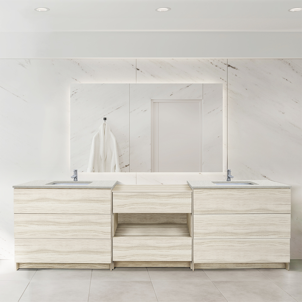 Meuble de salle de bain moderne Element standing de 92 » et 102 » avec combo en quartz - unnamed file 209 2 | Meuble de salle de bain moderne Element standing de 92 » et 102 » avec combo en quartz - Image229