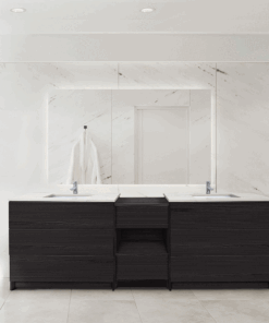 Meuble de salle de bain moderne Element standing de 92 » et 102 » avec combo en quartz - vanity bathroom combo 2 | Meuble de salle de bain moderne Element standing de 92 » et 102 » avec combo en quartz - vanity bathroom combo 2 |