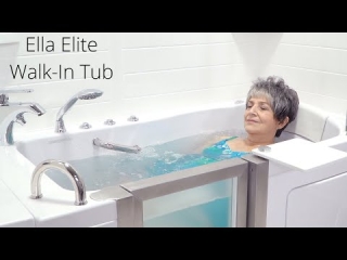 Ella's Bubbles: Elite Walk In Bathtub with Door & Seat - for Elderly, Handicapped, Luxurious